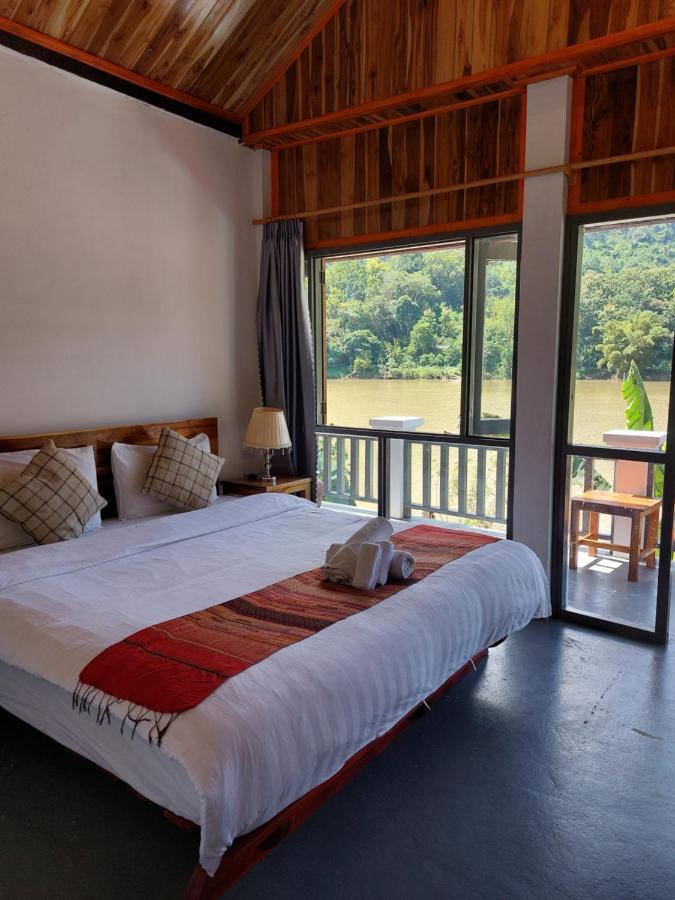 Nam Ou View Villa Nong Khiaw Ngoại thất bức ảnh