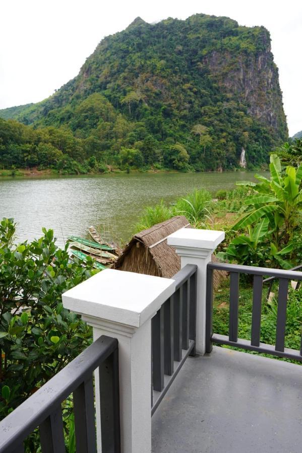 Nam Ou View Villa Nong Khiaw Ngoại thất bức ảnh